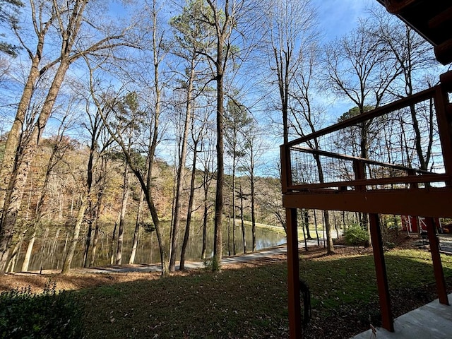 view of water feature