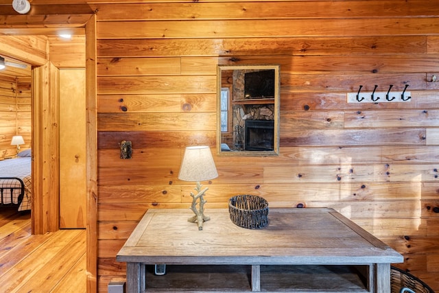 57 Coffee Pot Dr, Blue Ridge, GA 30513 - detailed view of wood walls