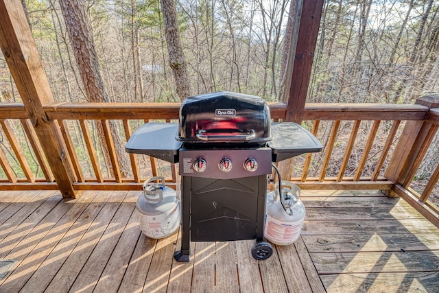 57 Coffee Pot Dr, Blue Ridge, GA 30513 - deck featuring area for grilling