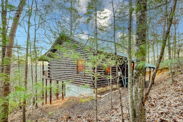 57 Coffee Pot Dr, Blue Ridge, GA 30513 - view of home's exterior with log exterior