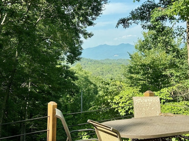 149 Poormans Trl, Murphy, NC 28906 - view of mountain background with a heavily wooded area