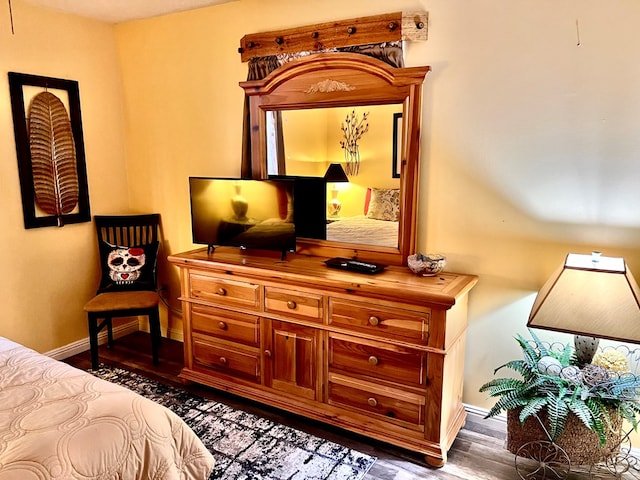 149 Poormans Trl, Murphy, NC 28906 - bedroom with baseboards and wood finished floors