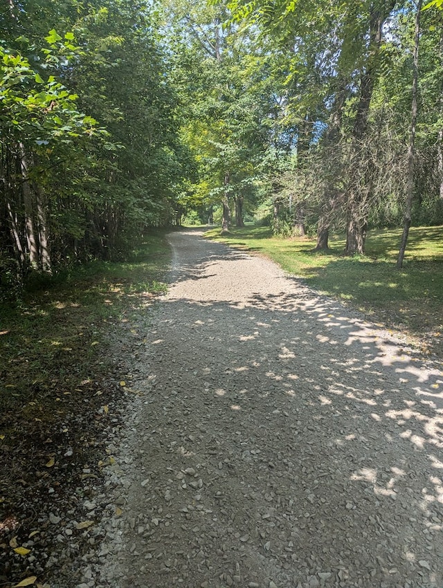 view of road