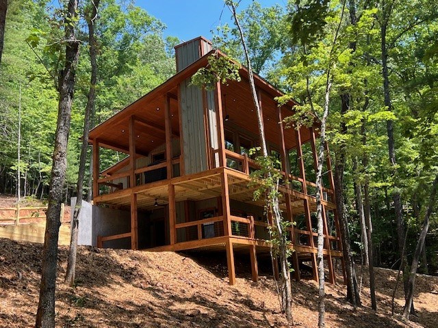 view of rear view of house