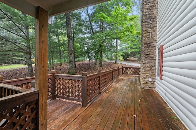 80 Stegall Mill Rdg, Ellijay, GA 30536 - view of wooden terrace