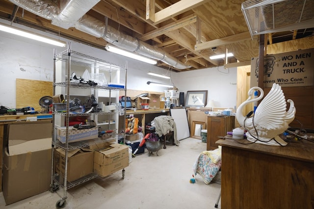 80 Stegall Mill Rdg, Ellijay, GA 30536 - view of unfinished basement