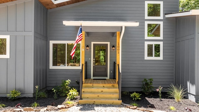 view of entrance to property