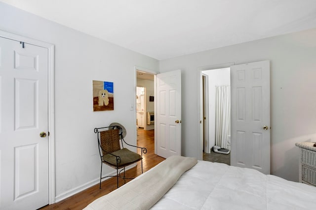 249 Chatuge Woods Dr, Hayesville, NC 28904 - bedroom with wood finished floors and baseboards
