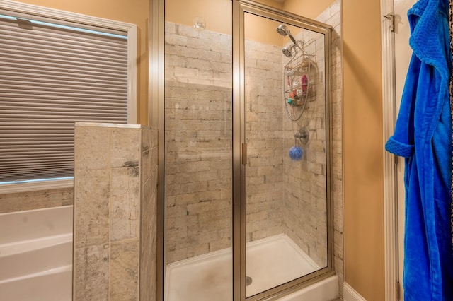 56 Highland Pointe Dr, Ellijay, GA 30536 - full bathroom with a stall shower and a bath