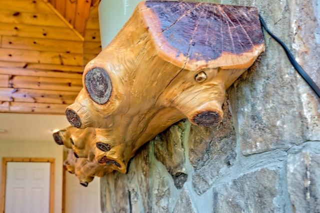 view of room details