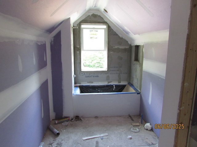 12 Shelton Springs S/D, Hayesville, NC 28904 - full bathroom featuring a garden tub and vaulted ceiling