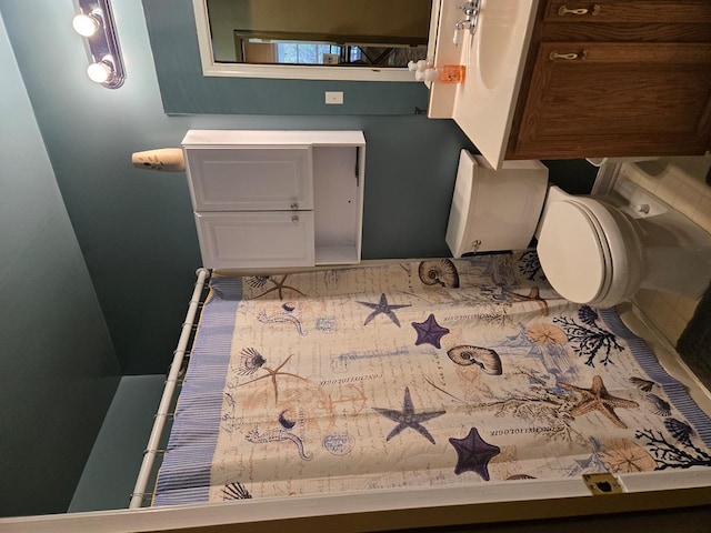 bathroom with toilet