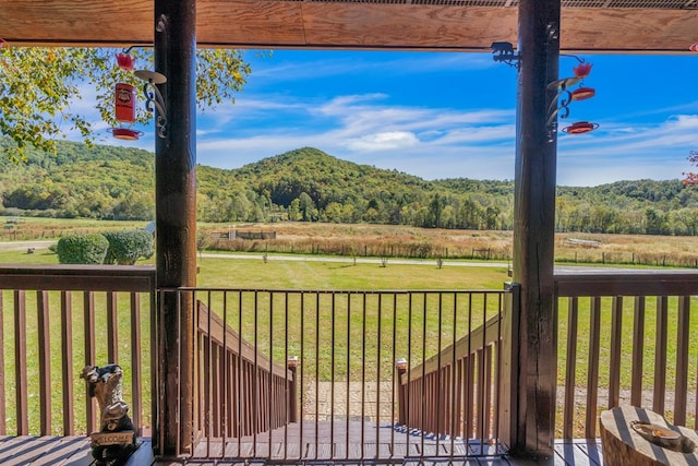 32 Mountain Meadows Dr, Hayesville, NC 28904 - view of mountain backdrop with rural landscape