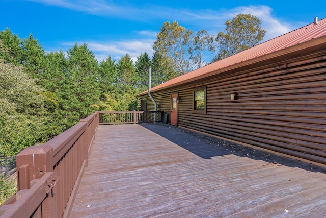 32 Mountain Meadows Dr, Hayesville, NC 28904 - view of wooden terrace