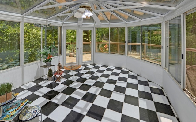 30 Proctor St, Murphy, NC 28906 - unfurnished sunroom featuring french doors