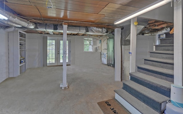 30 Proctor St, Murphy, NC 28906 - basement featuring stairway and washer / dryer