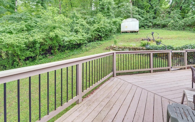 30 Proctor St, Murphy, NC 28906 - wooden terrace featuring a lawn