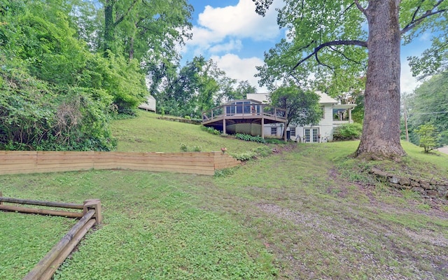 30 Proctor St, Murphy, NC 28906 - view of yard featuring a wooden deck