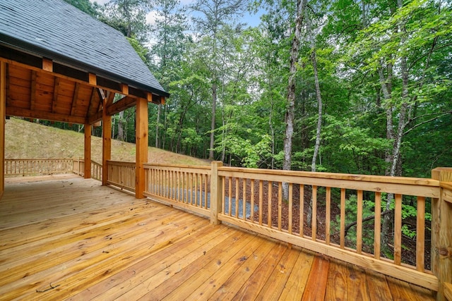 241 Lemmon Ln, Ellijay, GA 30540 - view of wooden deck