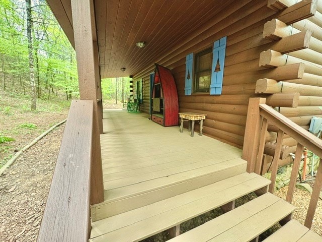 view of deck