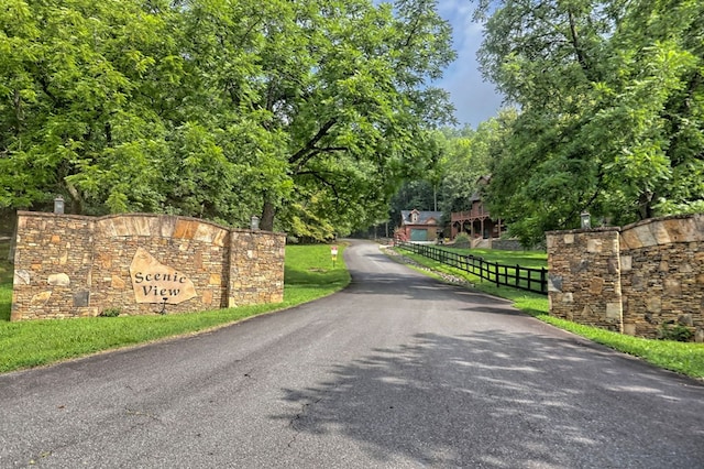 view of road