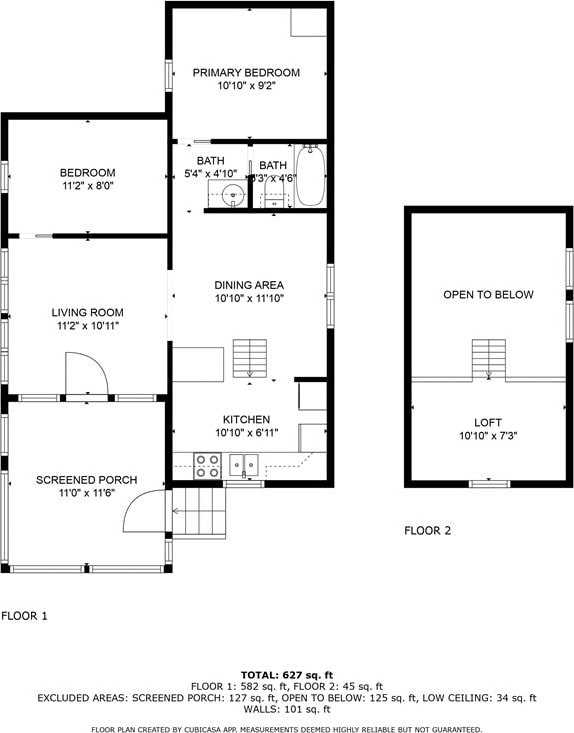 106 River Vista Dr, Dillard, GA 30537 - view of room layout