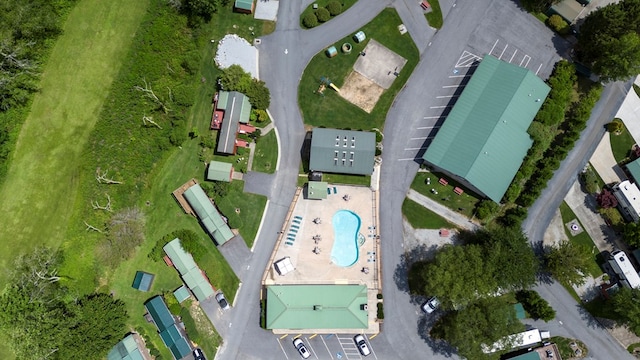 106 River Vista Dr, Dillard, GA 30537 - aerial overview of property's location with a pool
