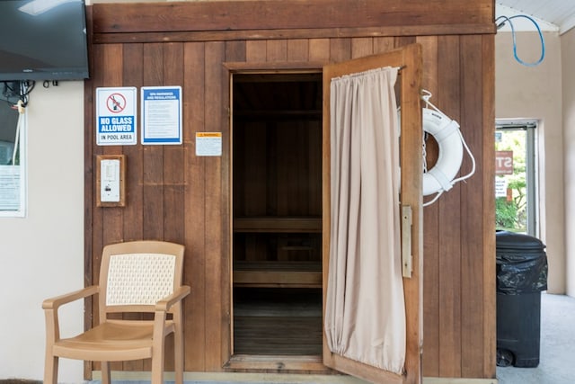 106 River Vista Dr, Dillard, GA 30537 - relaxing sauna featuring wooden walls