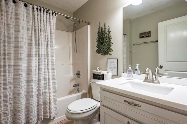 104 E Buck Run, Dahlonega, GA 30533 - bathroom featuring vanity and shower / bath combo with shower curtain