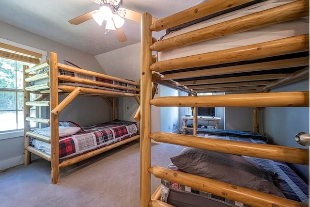 104 E Buck Run, Dahlonega, GA 30533 - bedroom with carpet flooring and vaulted ceiling