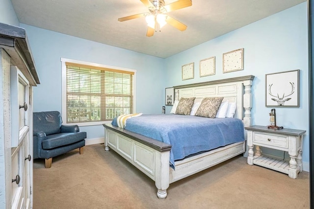 104 E Buck Run, Dahlonega, GA 30533 - bedroom featuring light carpet and a ceiling fan