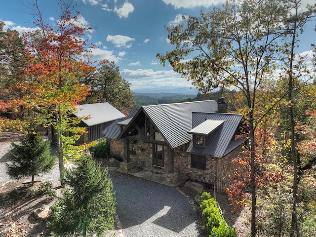 view of front of home