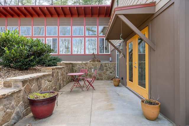 1181 Tickanetley Rd, Ellijay, GA 30536 - view of patio with french doors