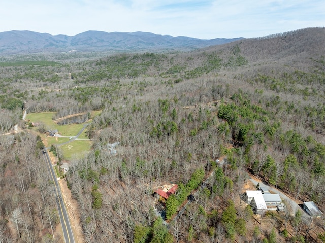 1181 Tickanetley Rd, Ellijay, GA 30536 - drone / aerial view of mountains and a forest