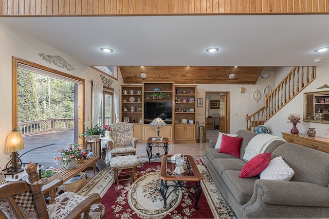 view of living room