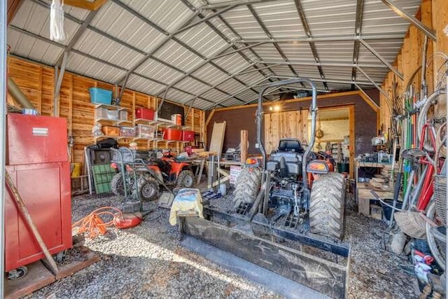 271 Kates Cove Rd, Murphy, NC 28906 - garage with metal wall