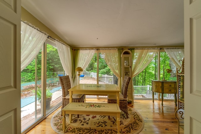 1504 Red Marble Rd, Andrews, NC 28901 - dining space featuring light wood-style floors