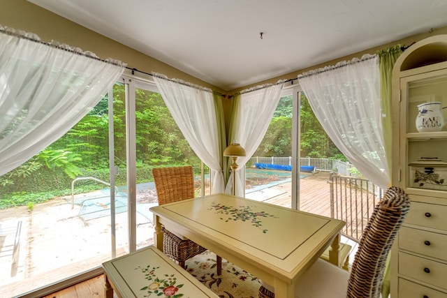 1504 Red Marble Rd, Andrews, NC 28901 - dining space featuring vaulted ceiling