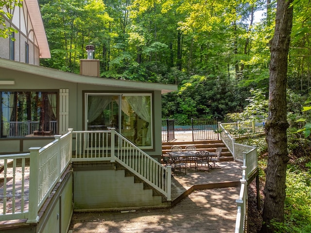 1504 Red Marble Rd, Andrews, NC 28901 - view of deck