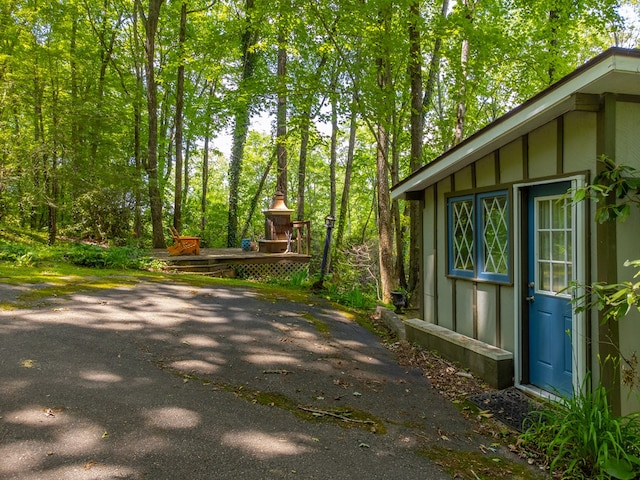 1504 Red Marble Rd, Andrews, NC 28901 - view of yard featuring a wooden deck