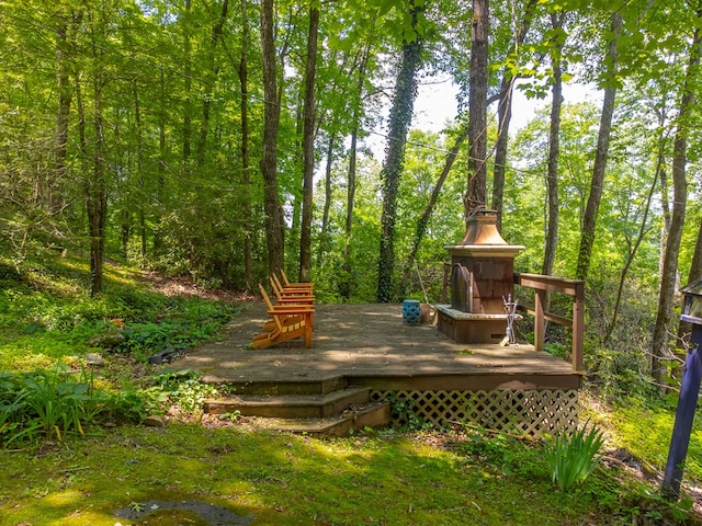 1504 Red Marble Rd, Andrews, NC 28901 - view of deck