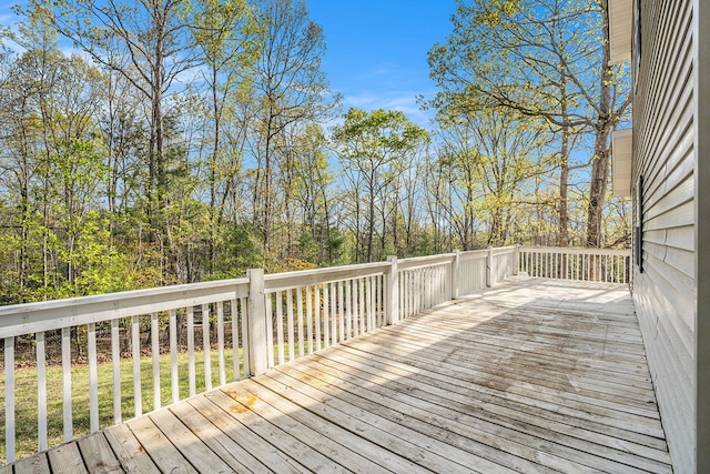 542 Sharp Top Cir, Blairsville, GA 30512 - view of wooden deck