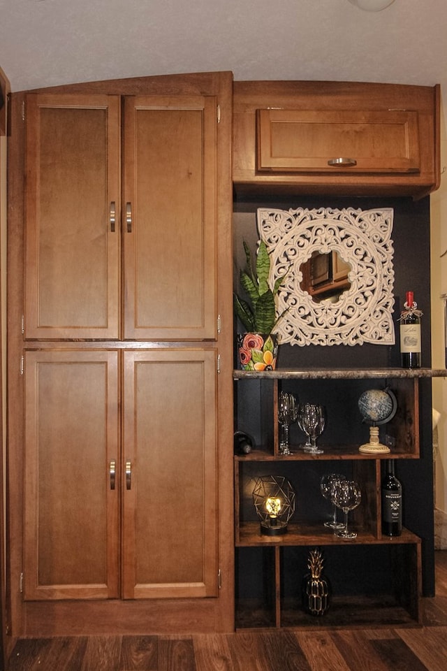 interior details featuring hardwood / wood-style floors