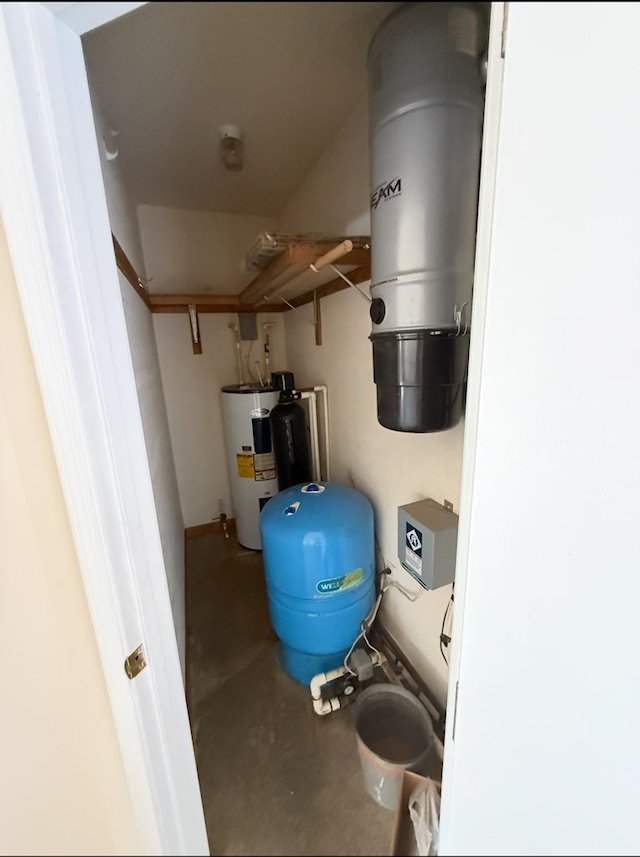 utilities featuring water heater