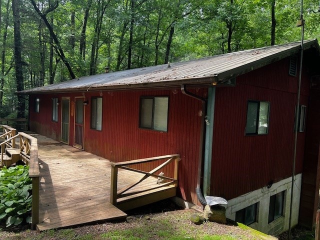 view of horse barn