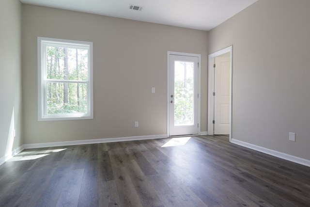 65 Hood Park Ct, Jasper, GA 30143 - empty room featuring dark wood-type flooring and baseboards