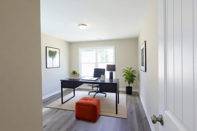 65 Hood Park Ct, Jasper, GA 30143 - office featuring wood finished floors and baseboards