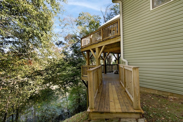14 Rivendell Dr, Hayesville, NC 28904 - view of deck