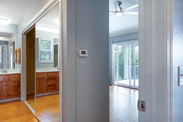 330 Ravens Gap Rd, Murphy, NC 28906 - corridor with light wood-style flooring