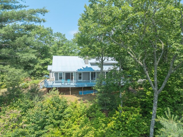 330 Ravens Gap Rd, Murphy, NC 28906 - back of house with a metal roof